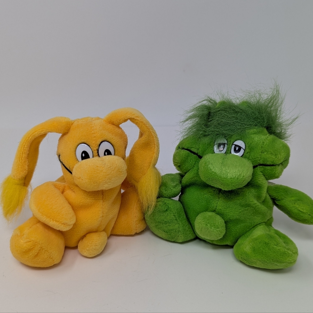 Kodak Kolorkins Mini Zoom Green Yellow Plush Stuffed Animals